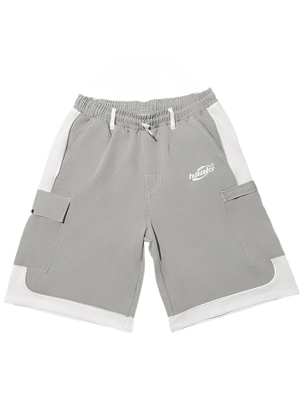 Nylon Cargo Shorts Reflective Piping