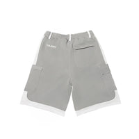 Nylon Cargo Shorts Reflective Piping