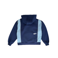 Solace Zip Hoodie - Navy / Sky Blue