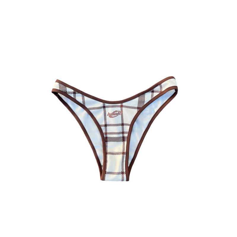 Mocha Flower Bikini Bottoms