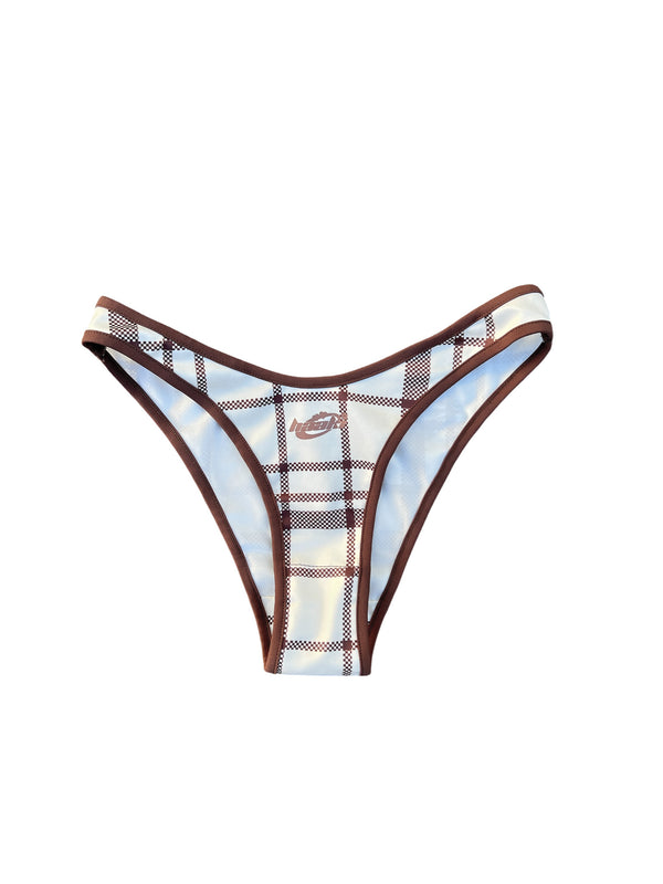 Mocha Flower Bikini Bottoms