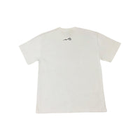 White Heavy Boxy Fit Flower TEE