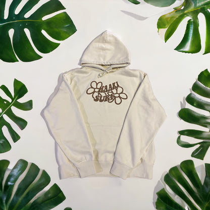 Cream Flower Hoodie 'Wave of Opportunity'