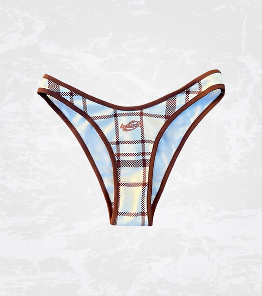 Mocha Flower Bikini Bottoms